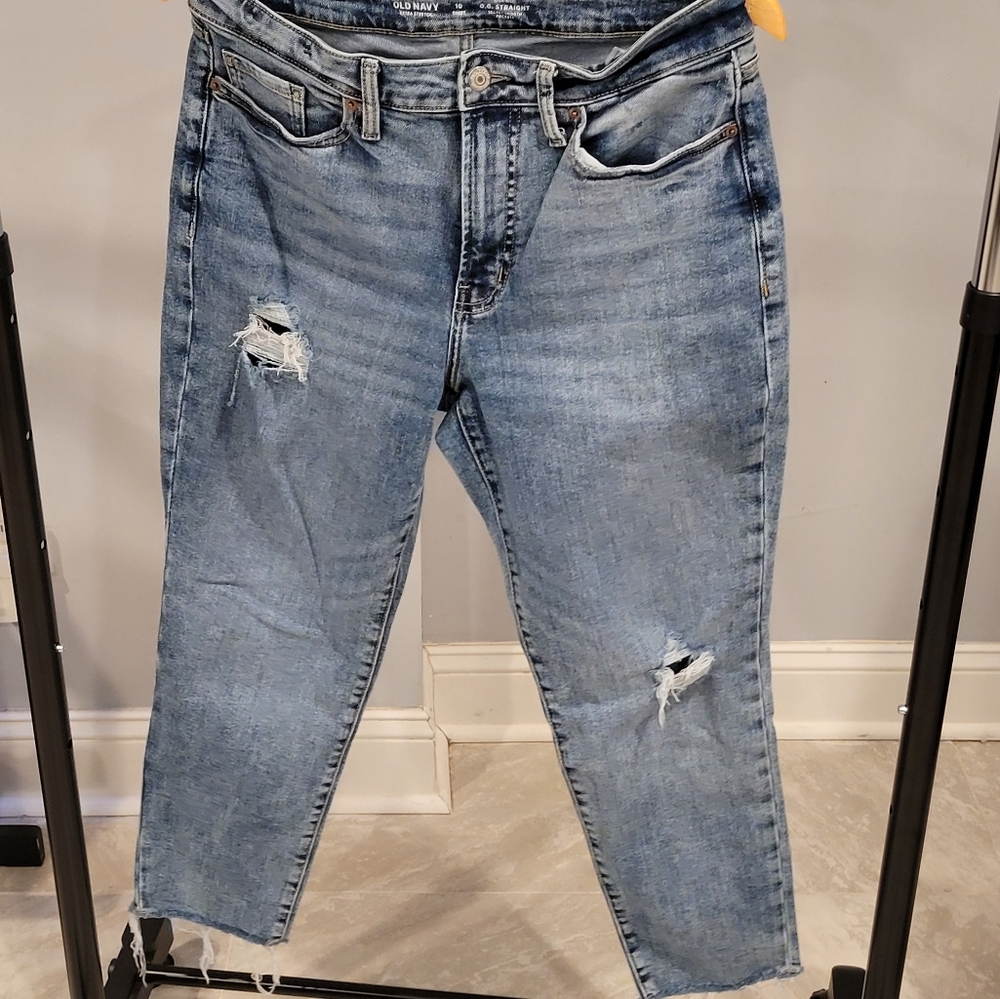 Old Navy O.G. High Rise Straight Jeans